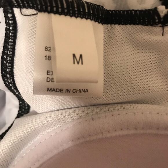 Cyan Polka Dot Ombré Swimdress Top - Picture 11 of 13